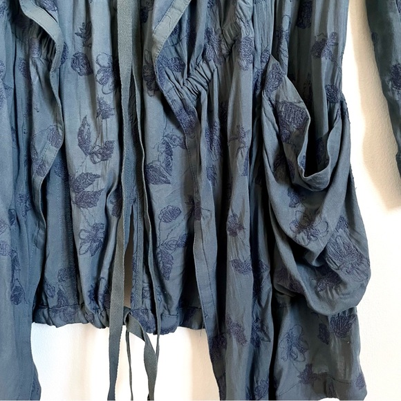 Anthropologie Hei Hei Melita Duster Floral Embroidered Jacket Size XS EUC - Picture 9 of 11